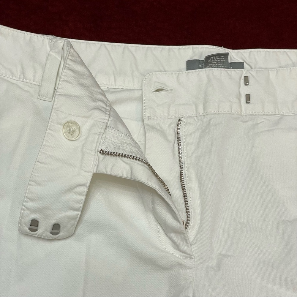 Ann Taylor White Wide Leg Pants - Picture 7 of 14